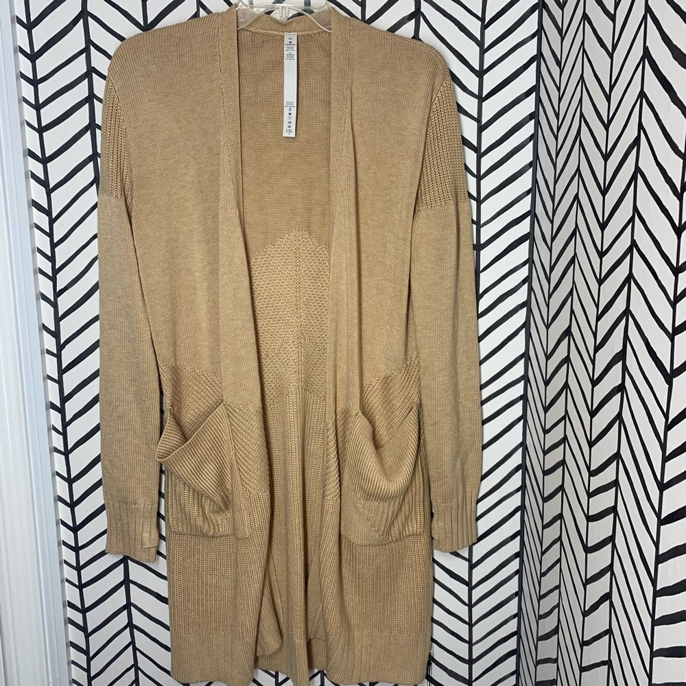Lululemon sincerely yours wrap heathered ivory NEW